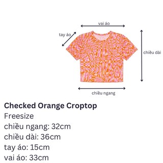 Áo ERRORIST Checked Orange Crop
