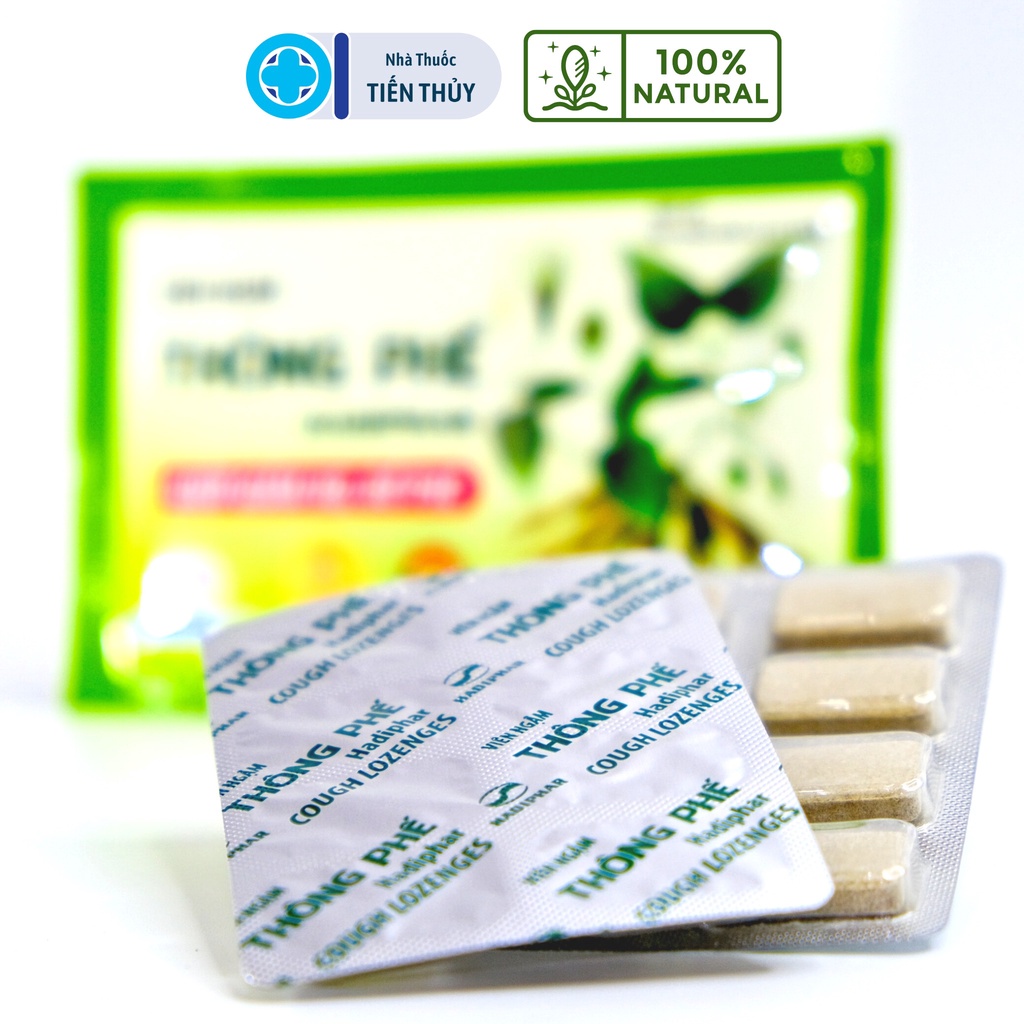 Kẹo ngậm ho Thông Phế , hỗ trợ giảm ho, giảm đờm, rát ngứa họng