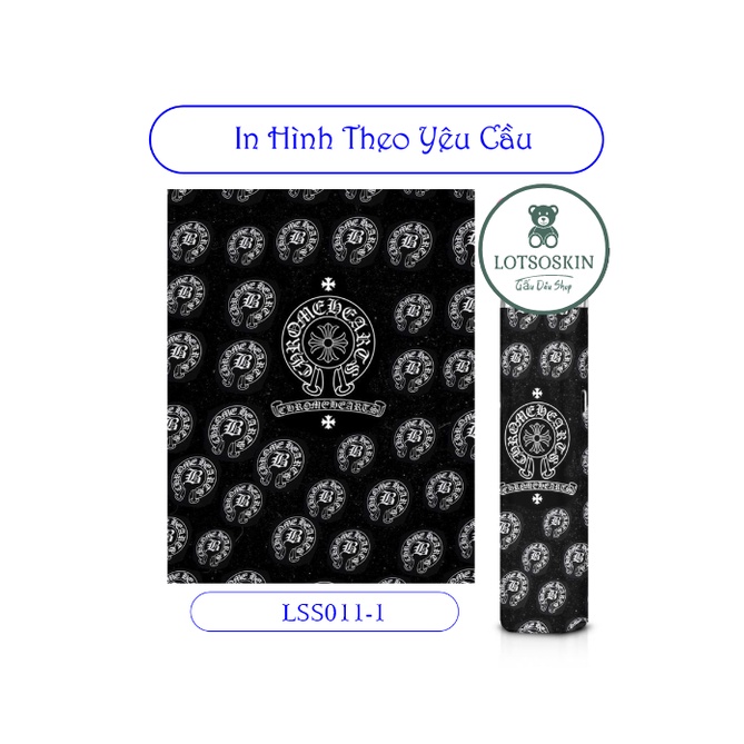 Miếng dán skin cho Xlim v1 v2 , Favo , Feelin , Riil , Wenax , Xtal ,... in hình theo yêu cầu mẫu Chrome Heart