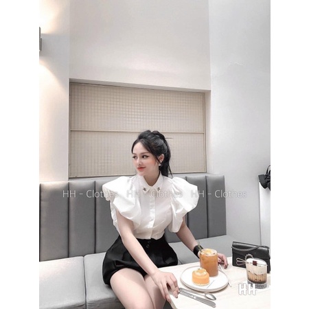 Sơ mi tay phồng siêu xinh