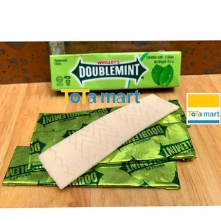 (hsd 03/2024) Lốc 20 thanh Doublemint bạc hà ( 5 cái/ thanh)