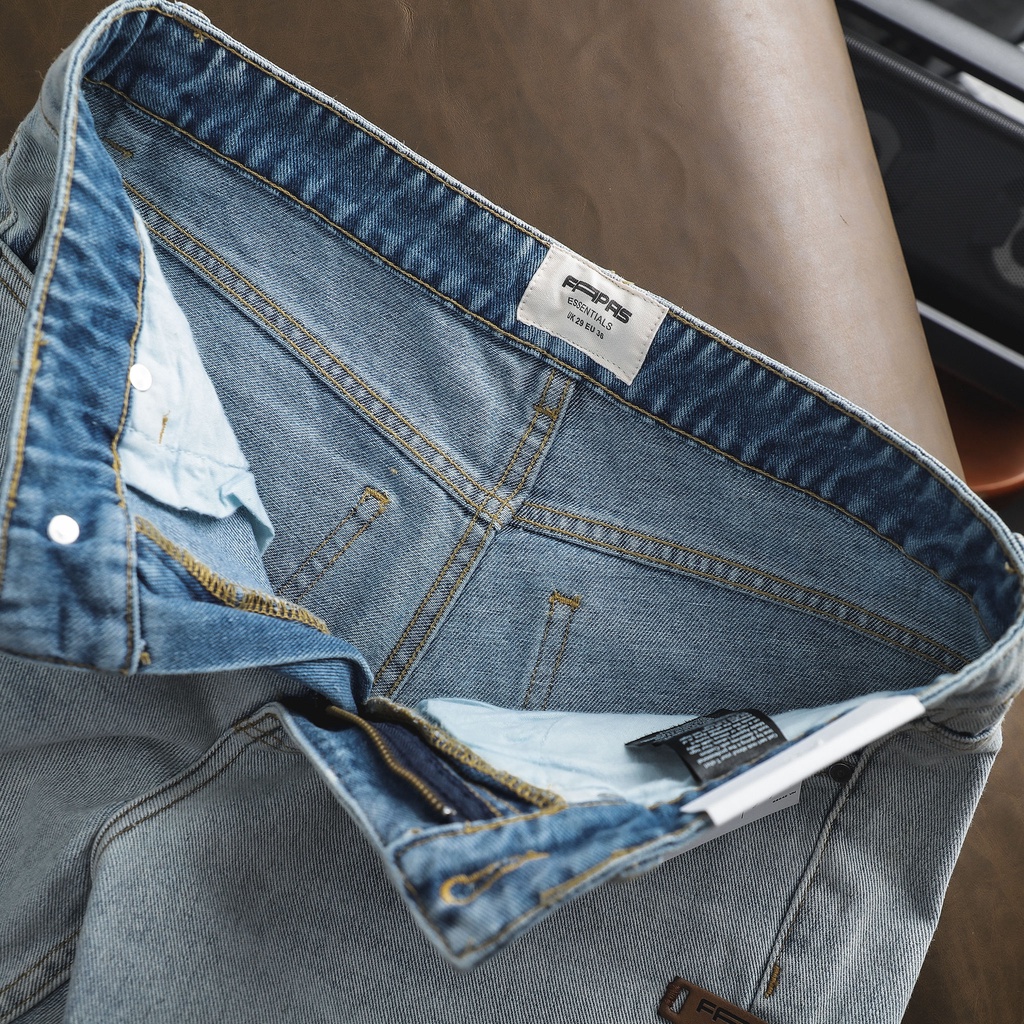 Quần Shorts Nam Chất Liệu Jean Co Giãn Cá Tính Streetstyle Rocky FAPAS