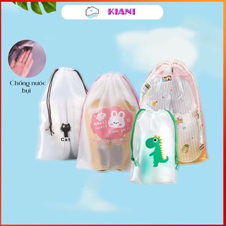 Túi đựng giày hình thú KIANI06 dạng túi rút hình thú đựng giày dép, quần áo, phụ kiện, chống nước, chống bụi