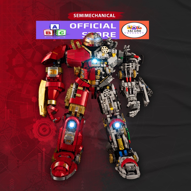 Đồ Chơi Lắp Ráp Kiểu LEGO Mô Hình ROBOT Anti HULK BUSTER Iron Man Trong Avengers 10513 Với 4183 Mảnh Ghép Chi Tiết