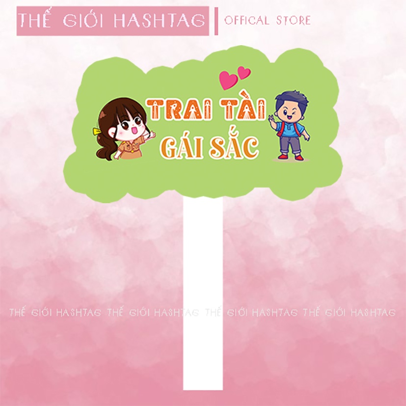 Hashtag đám cưới, sinh nhật, hashtag cầm tay đám cưới, biển cầm tay đám cưới, Mẫu mới nhất.