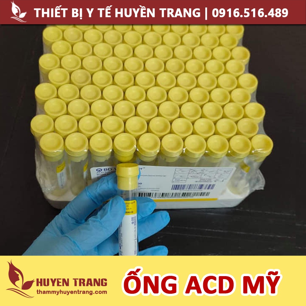 Bộ PRP: Ống Nghiệm ACD, Lọ Thrombin Hoạt hóa, Ống Ly Tâm 10ml, Màng Lọc Máu, Ống Pipet Nhỏ Giọt...