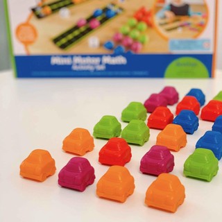 [Hàng nhập khẩu Mỹ] Bộ học toán cùng trò chơi đường đua - Mini Motor Math Activity Set -Learning Resources