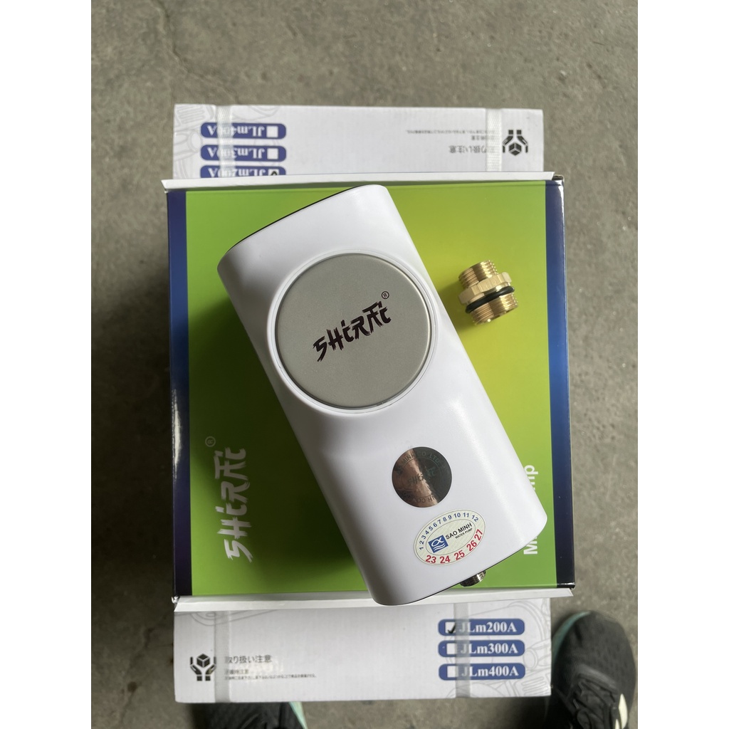Máy bơm tăng áp điện tử mini SHIRAI S20 - Dùng cho 1 thiết bị máy giặt, vòi sen, bình nóng lạnh - Hàng chính hãng