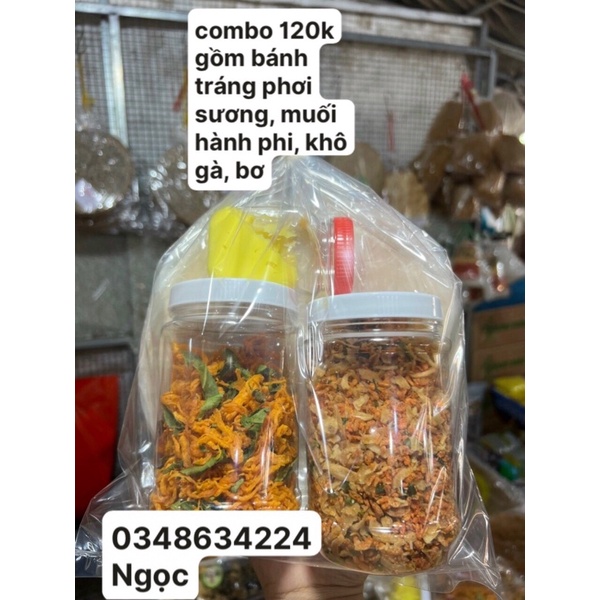 Combo bánh tráng phơi sương đặc biệt 3