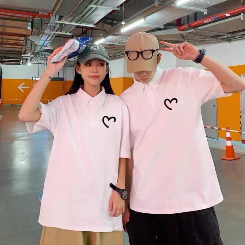 Áo polo đôi trái tim Neocouple