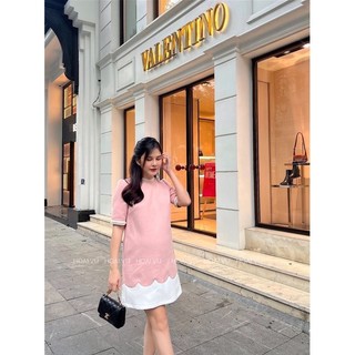 Váy dạ hồng baby