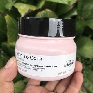 Dầu ủ tóc L'oreal Resveratrol Vitamino color masque phục hồi giữ màu nhuộm  250ml