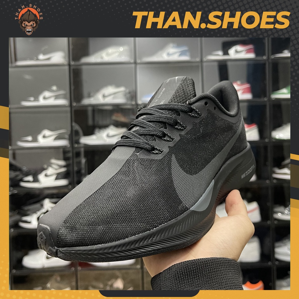 Giày Zoom X Pegasus 35 Turbo 2.0 All Black, Zoom X 35 full đen - Than.Shoes