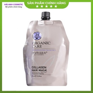 Kem ủ tóc, dầu hấp tóc DIVASEA hữu cơ, phục hồi tái sinh tóc hư tổn, dưỡng siêu mềm mượt 500ml