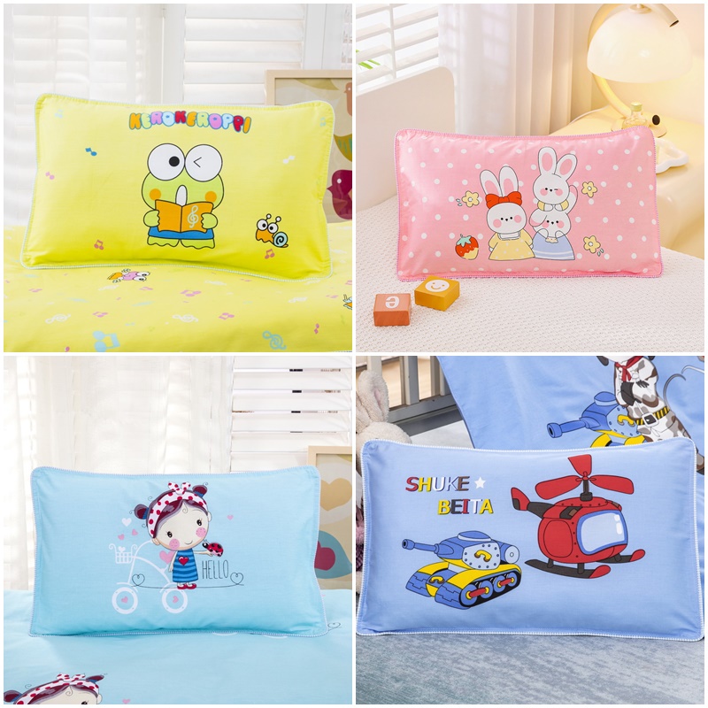 Vỏ gối trẻ em 30x50cm,40x60cm chất liệu cotton cao cấp