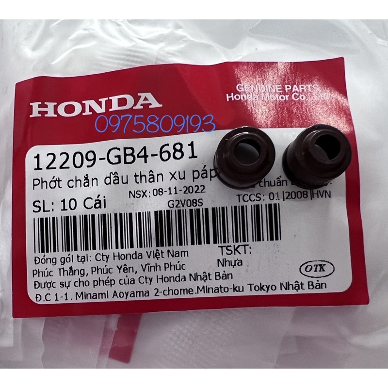 Phớt Xupap/ phớt ghít HONDA chính hãng
