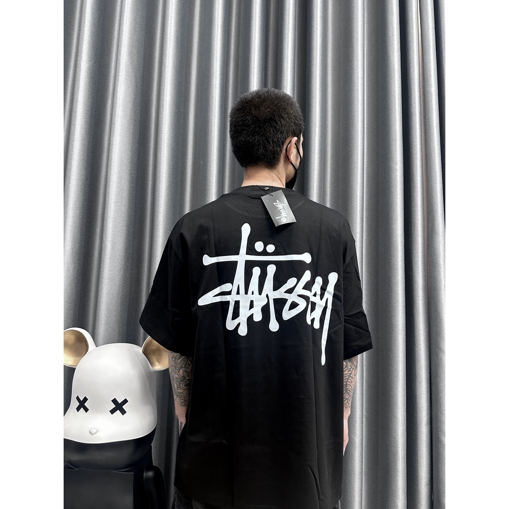 Áo Phông STUSSY Nam Nữ Unisex Form Rộng Chất Liệu Cotton Siêu Mát, Áo Thun Thời Trang Nam Nữ Phong Cách Hàn Quốc