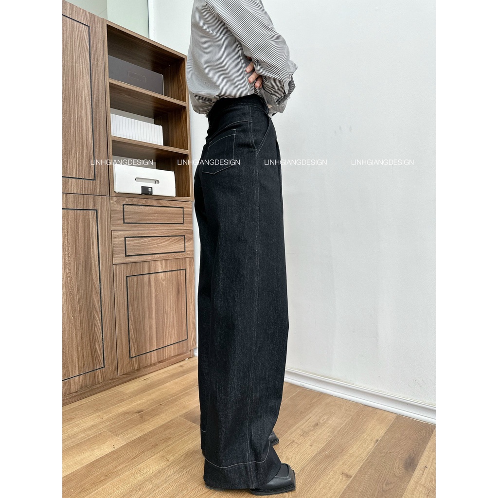 Áo SM dáng suông sọc thời trang thiết kế nữ cao cấp