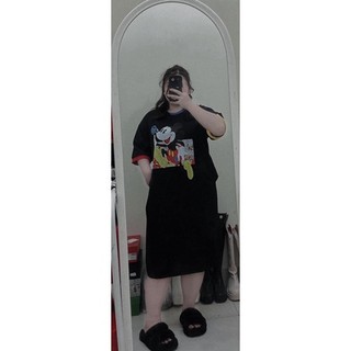 Đầm suông mickey bigsize - ảnh thật