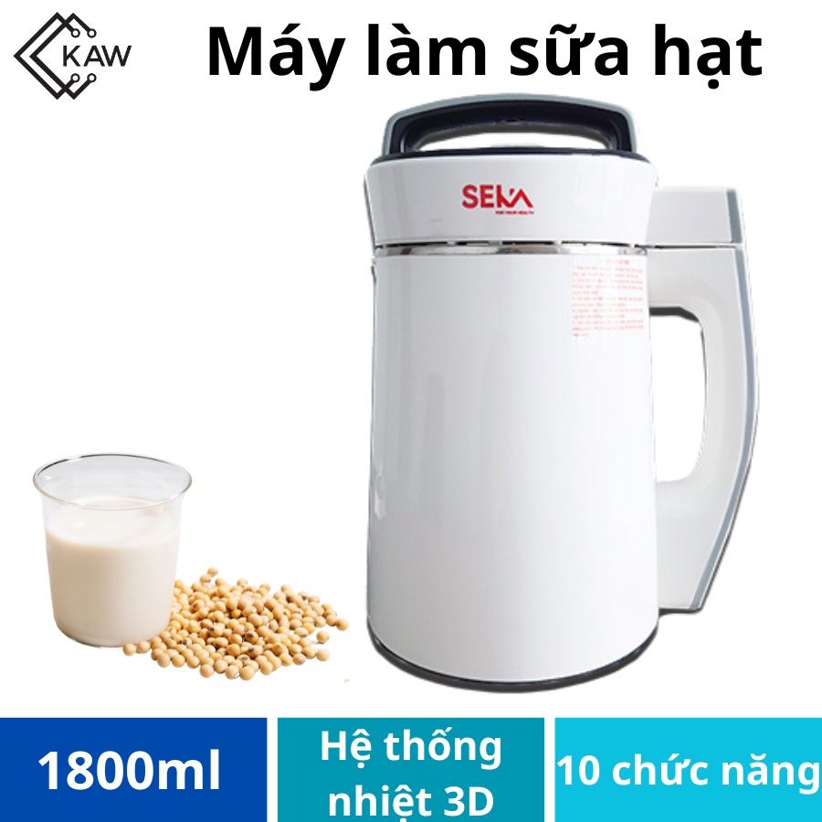 Máy xay sữa hạt seka đa năng 1800 ml, lỗi 1 đổi 1