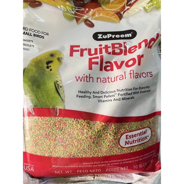 500gam Hạt Trái Cây Zupreen Size S Nhỏ Cho Lovebird,Cocktail,Paralet,Chào Mào,Yến Phụng….
