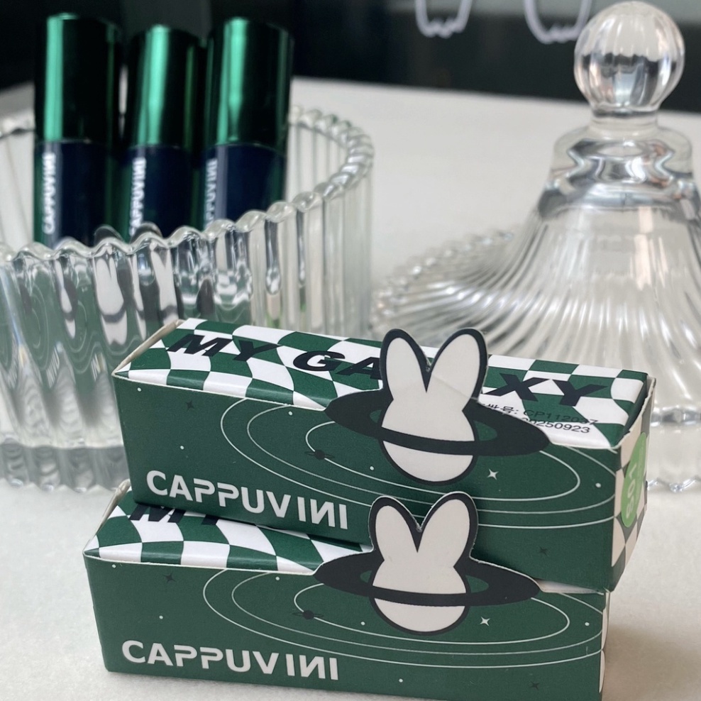 Son kem thỏ xanh Cappuvini bền màu lâu trôi My Galaxy Chính hãng nội địa Trung