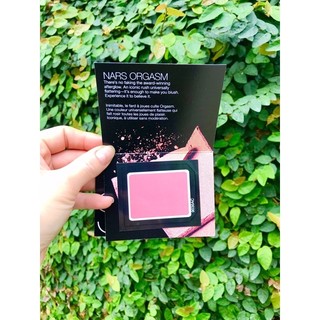 Mẫu test thử phấn má hồng Nars Hồng orgasm cao cấp