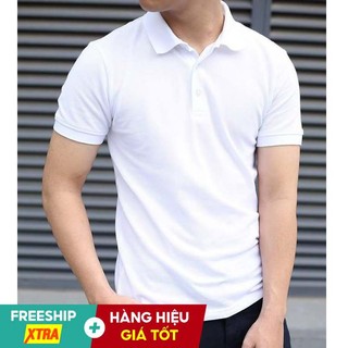 Áo polo nam chất liệu coton cổ dẹt thoả mái