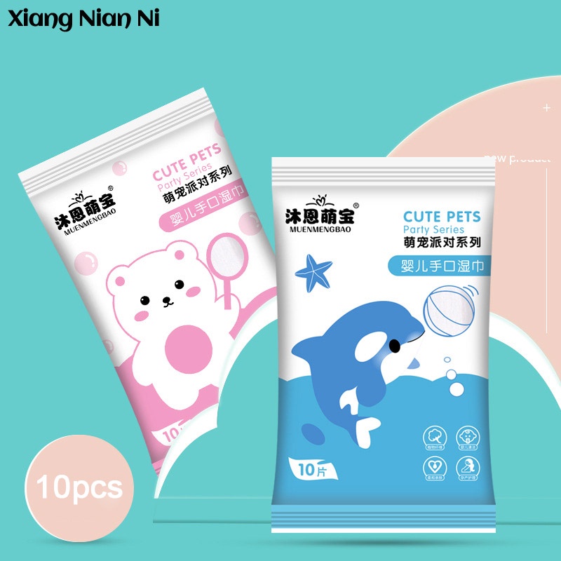 Bộ 10 khăn giấy Xiang Nian Ni dùng một lần tiện lợi