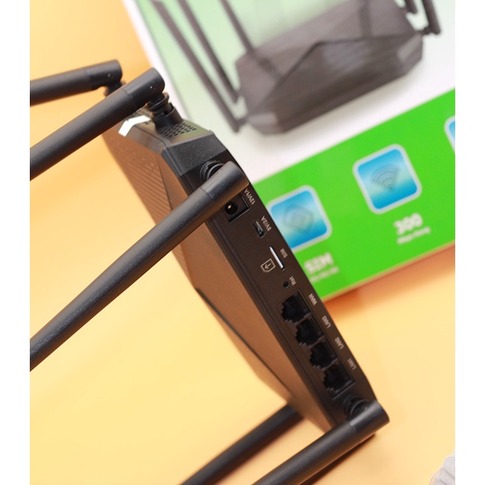 Bộ Phát Wifi 6 Râu 4G CPE B618 Tốc Độ 300Mbps Hỗ Trợ 32 User Cắm Cố Định 24/24 Hỗ Trợ Sim Đa Nhà Mạng, Kết Nối Đơn Giản