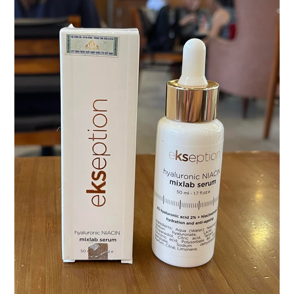 Serum Giảm Mụn Mờ Thâm EKSEPTION HYALURONIC NIACIN MIXLAB SERUM 50ML