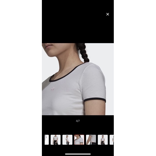 Áo thun dáng lửng adidas chính hãng