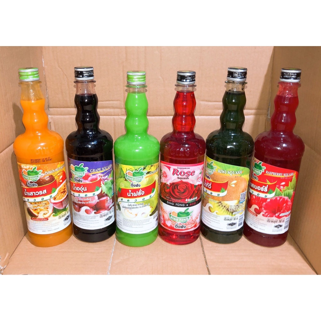 Siro Thái Lan DINGFONG vị trái cây 760ml