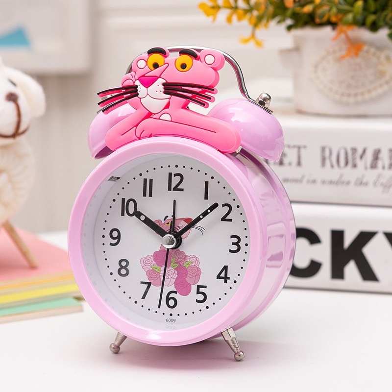 Đồng hồ báo thức nghộ nghĩnh chuông sắt kêu to nhiều màu