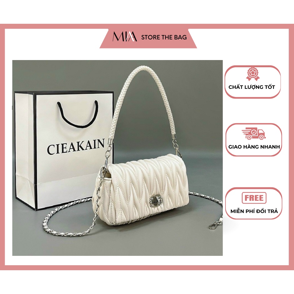Túi xách nữ cao cấp dự tiệc đính đá thời trang Túi đeo vai đẹp - Mia Store