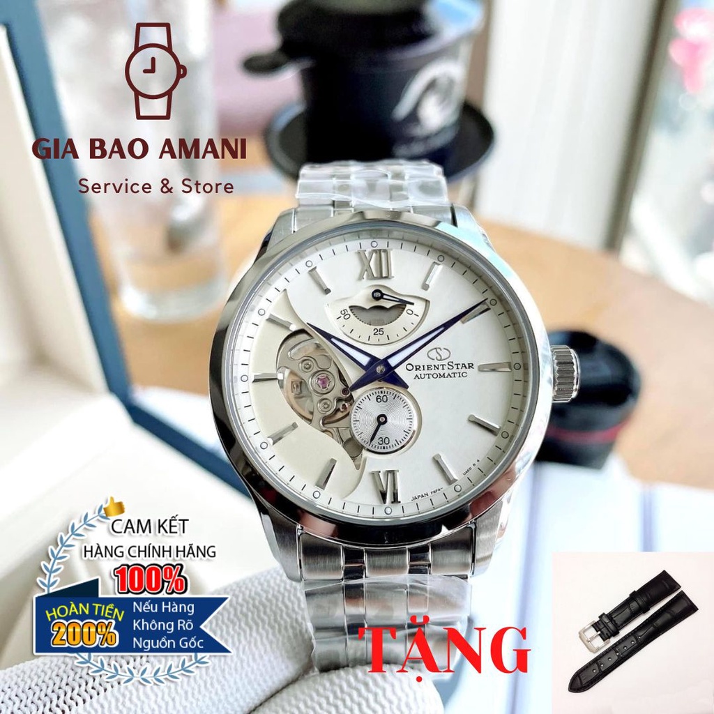Đồng Hồ Nam ORIENT STAR LAYERED SKELETON RK-AV0B01S Chính Hãng Tặng Kèm Dây Da Cao Cấp