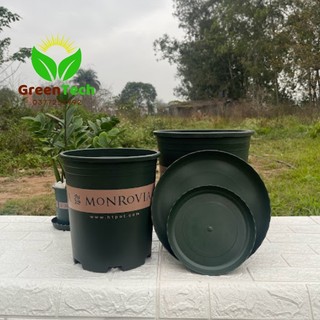 1 Chậu Nhựa MONROVIA 3GL (Hàng Đẹp) Trung Quốc Kèm ĐĨa Lót