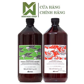 Combo dầu gội chống rụng Davines Energizing và dầu xả trường thọ Renewing 1000ML chính hãng