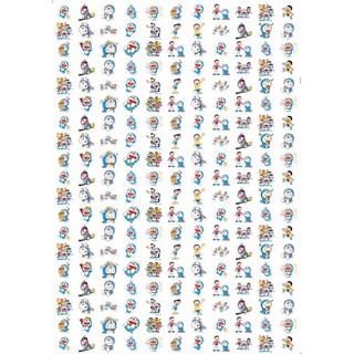 Sticker doremon 198 stickers 1 tấm