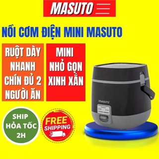 Nồi cơm điện mini Masuto ruột dày dặn 0,8L nấu ngon siêu tốc đủ cho 1