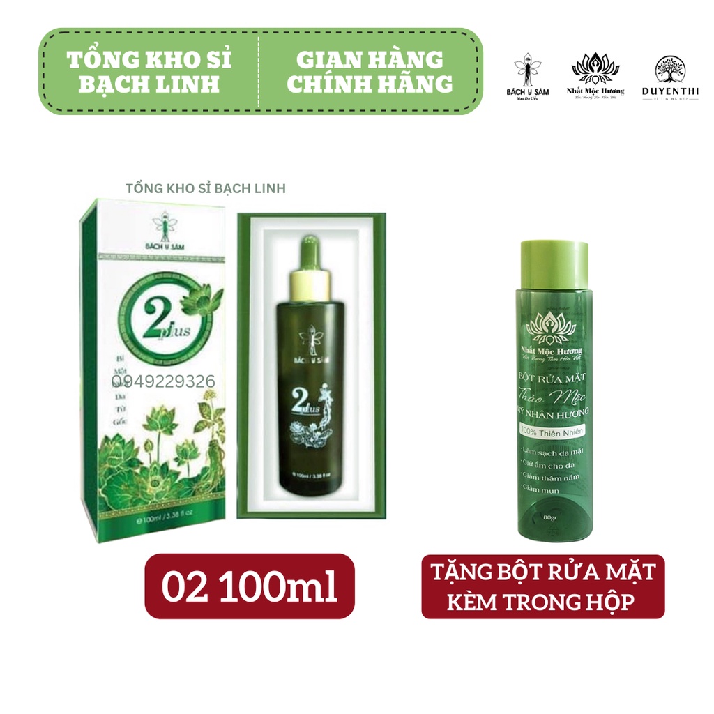 Bách Y Sâm 02 Plus 100ml CHUYÊN MỤN NÁM