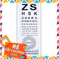 Bảng kiểm tra thị lực khoảng cách 5m chữ cái