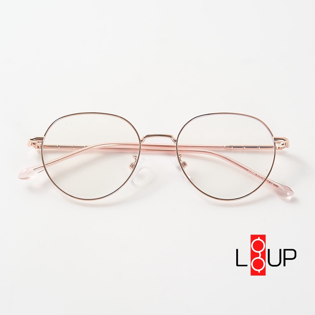Gọng kính cận nam nữ mắt tròn kim loại Liup eyewear phù hợp mọi khuôn mặt 2998