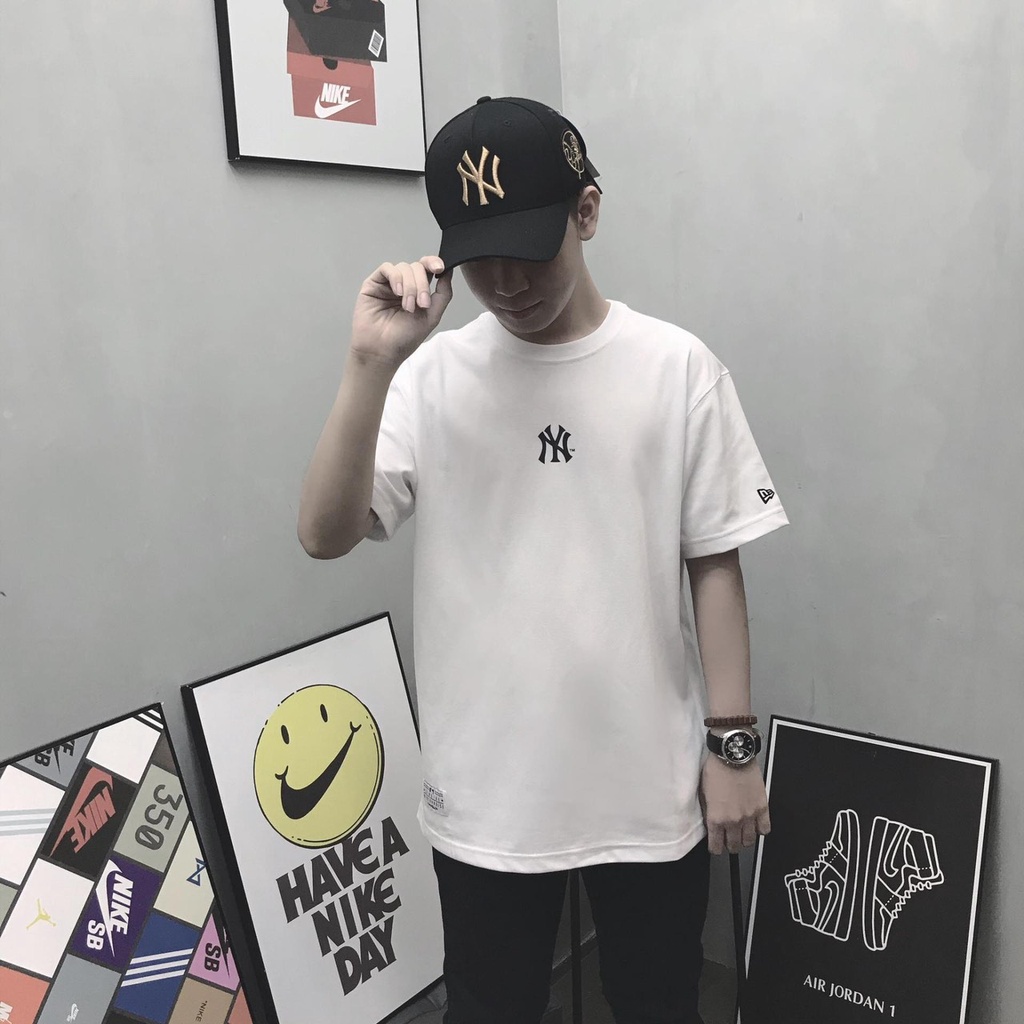 Áo Thun New Era White Logo X NEW YORK EDITION Chính Hãng Shop Xam Store