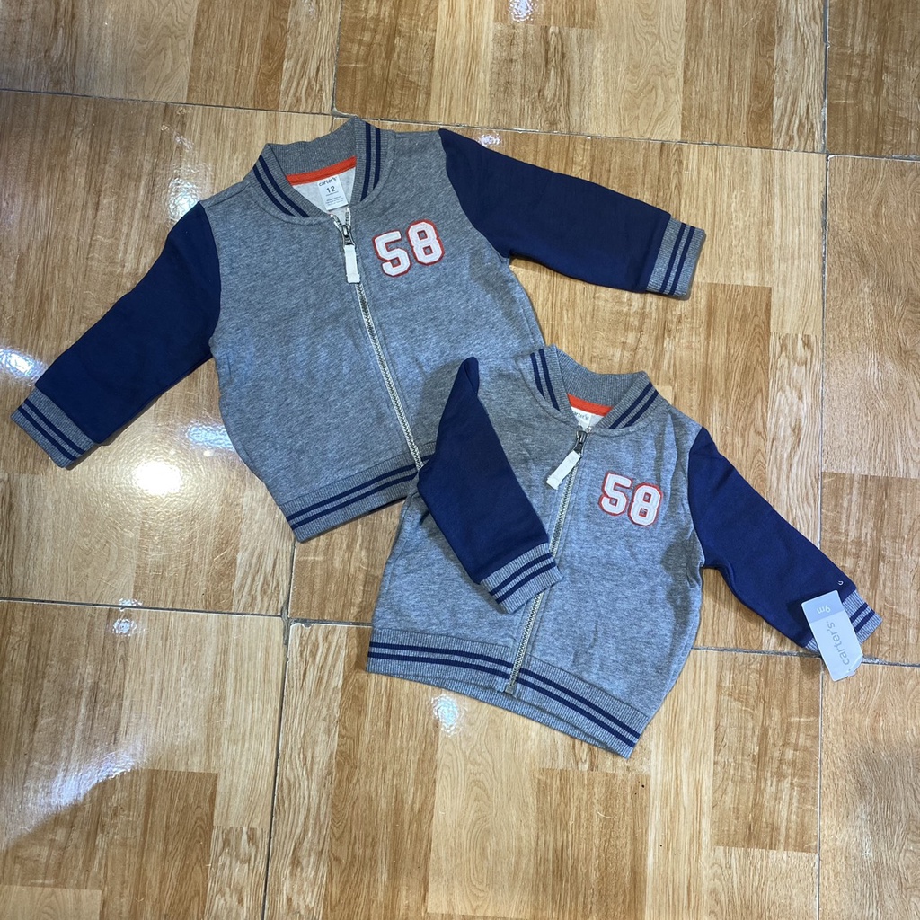 T&DShop Áo Bomber Bé Trai Lót Nỉ, Hàng Việt Nam Xuất Khẩu.