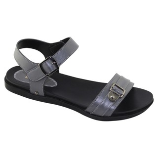 Sandal đế bằng nữ Bita's SYN.273 (Đen + Kem + Nâu + Xám)