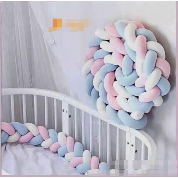 Quây cũi chất liệu vải nhung cao cấp cho bé