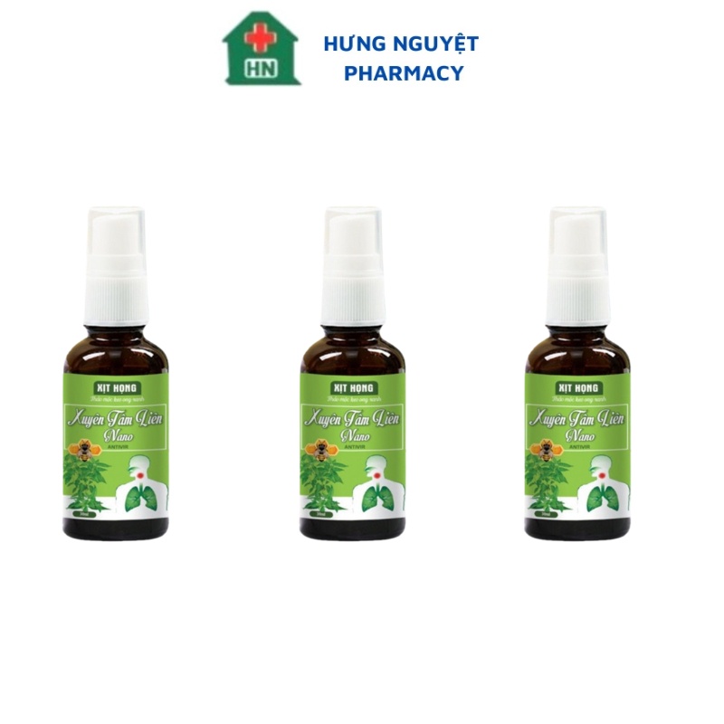 Xịt họng Xuyên Tâm Liên Keo Ong Xanh