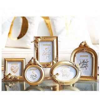 Bộ 5 khung ảnh chim gold trang trí