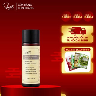 Toner dưỡng ẩm Klairs Supple Preparation Facial Toner 30ml